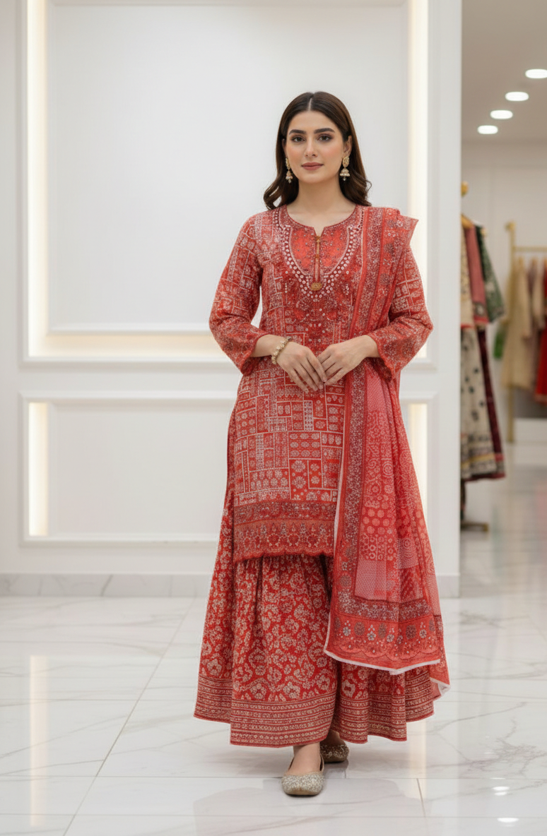 EMBROIDERED-3-PC -Amber